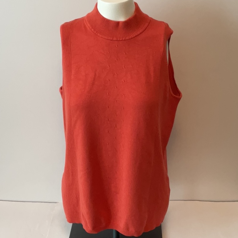 Sleeveless Turtleneck Sweater